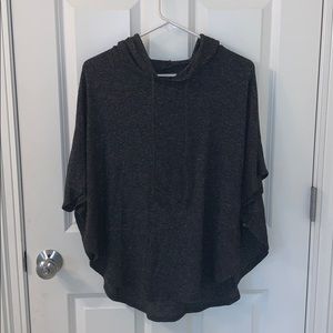 DARK GREY PONCHO